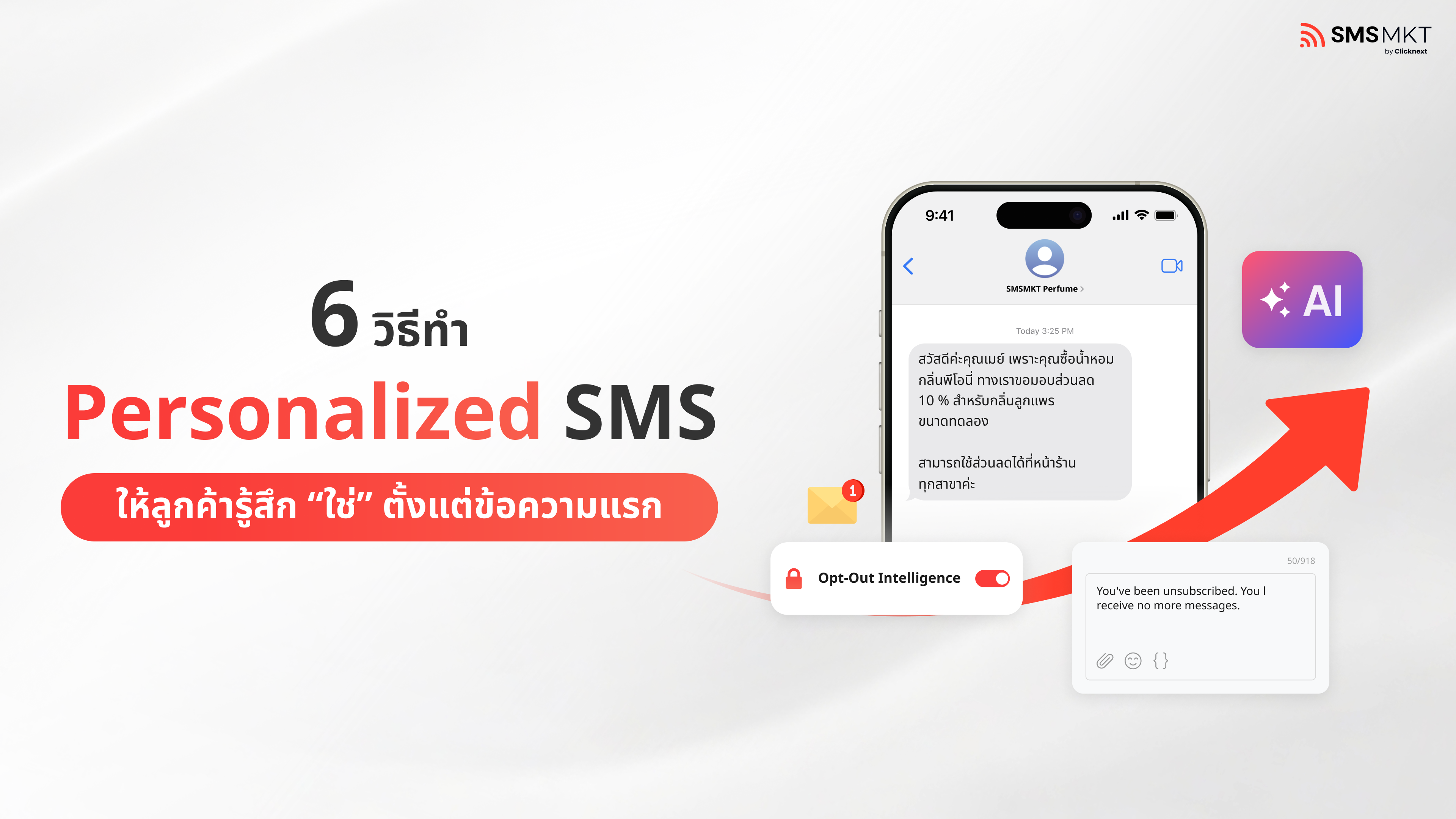 blog 6 วิธีใช้ AI ทำ Personalized SMS Marketing ให้ลูกค้ารู้สึก “ใช่” ตั้งแต่ข้อความแรก